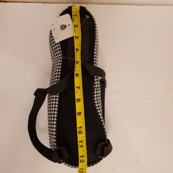 NWT Wild Eye Designs Adjustable Wine Backpack Bag Black White Houndstooth - OS - Picture 10 of 10